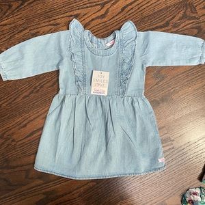 RuffleButts denim dress size 18-24 mos